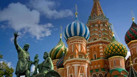 莫斯科红场上著名的大教堂
