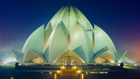 印度新德里，巴哈伊莲花庙