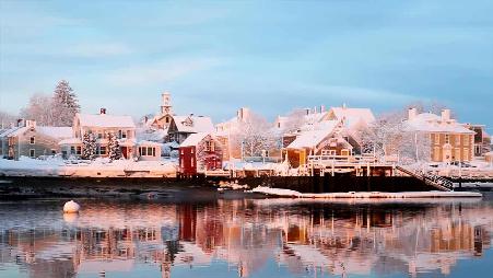 美国新罕布什尔州，皮斯卡塔夸河