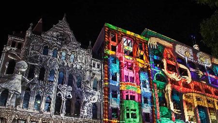 澳大利亚，墨尔本，白夜节