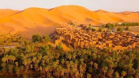 阿尔及利亚，绿洲小镇塔吉特