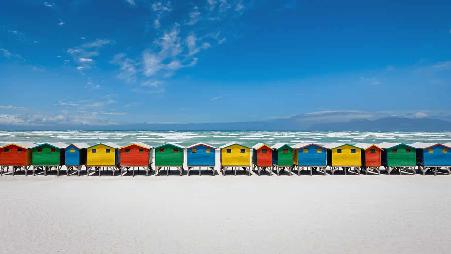 在梅森堡的海滩小屋，南非