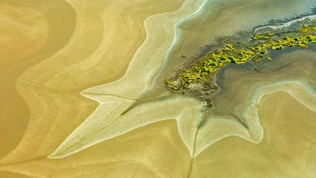 温德姆市附近King河的滩涂，澳大利亚