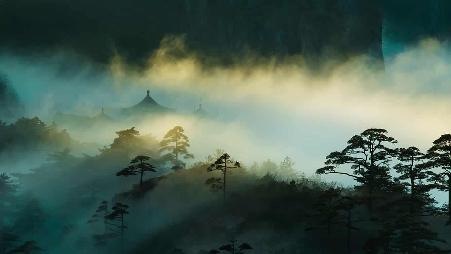 黄山，中国安徽省