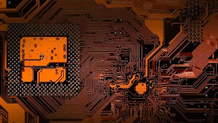 计算机主板细节图