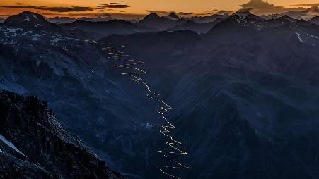 奥特拉峰的斯泰尔维奥山口，意大利