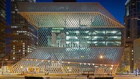 西雅图中央图书馆，美国华盛顿