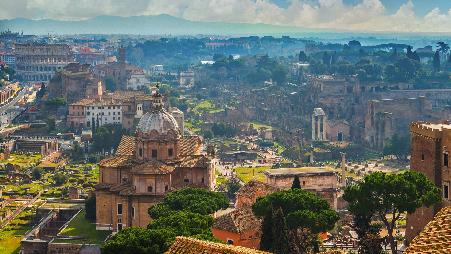 前往罗马广场的路上发生了一件趣事……