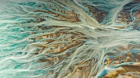 特里卡基拉河三角洲，阿拉斯加州克拉克湖国家公园，美国