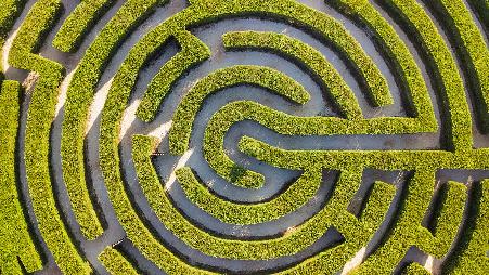 美丽的曲径迷宫