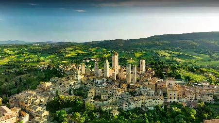 圣吉米尼亚诺，锡耶纳，托斯卡纳大区，意大利亚