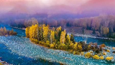 绝美的秋日风景