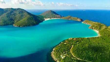 自然奇观的蓝色魅力