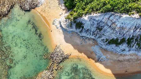 潮汐留下的印记