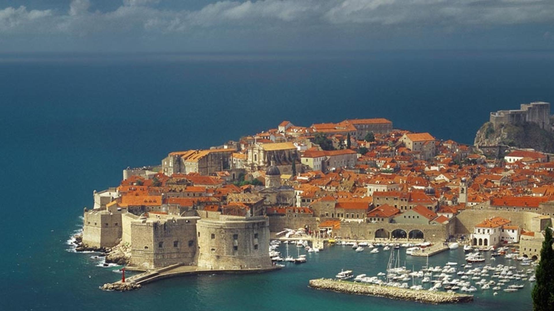 克罗地亚杜布洛尼古城