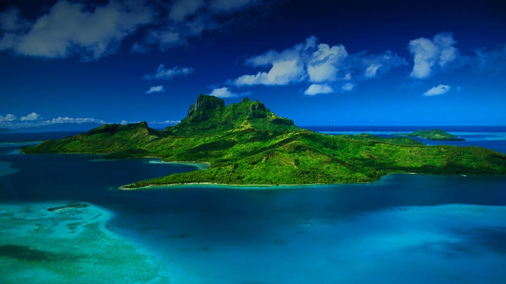 南太平洋的波拉波拉岛