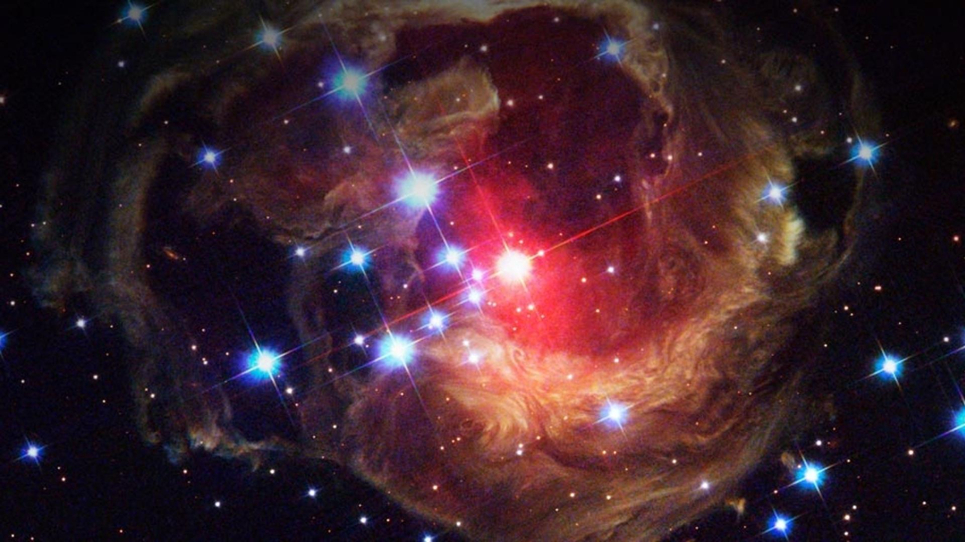 麒麟座中的v838星