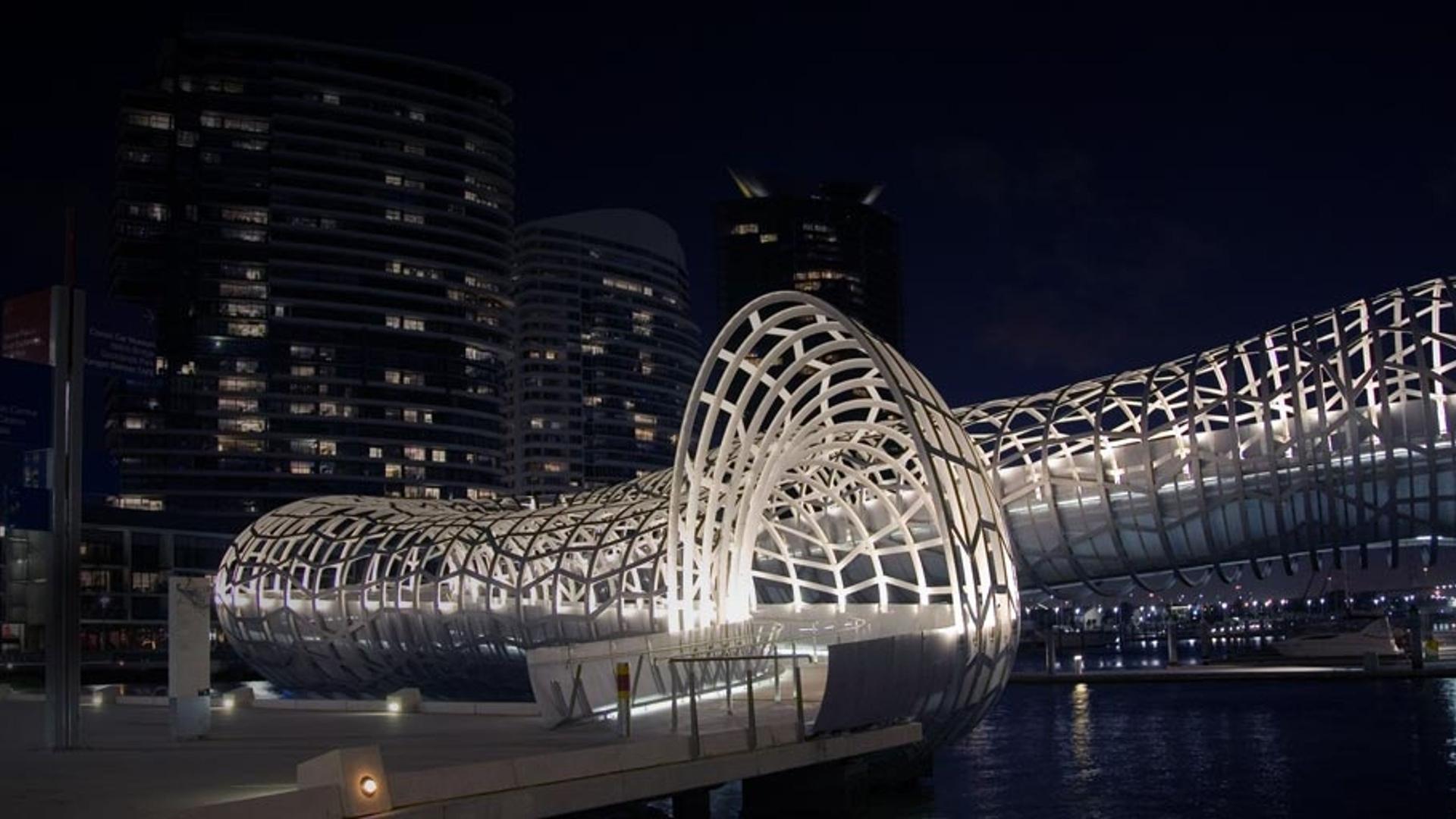 澳大利亚墨尔本的韦伯桥