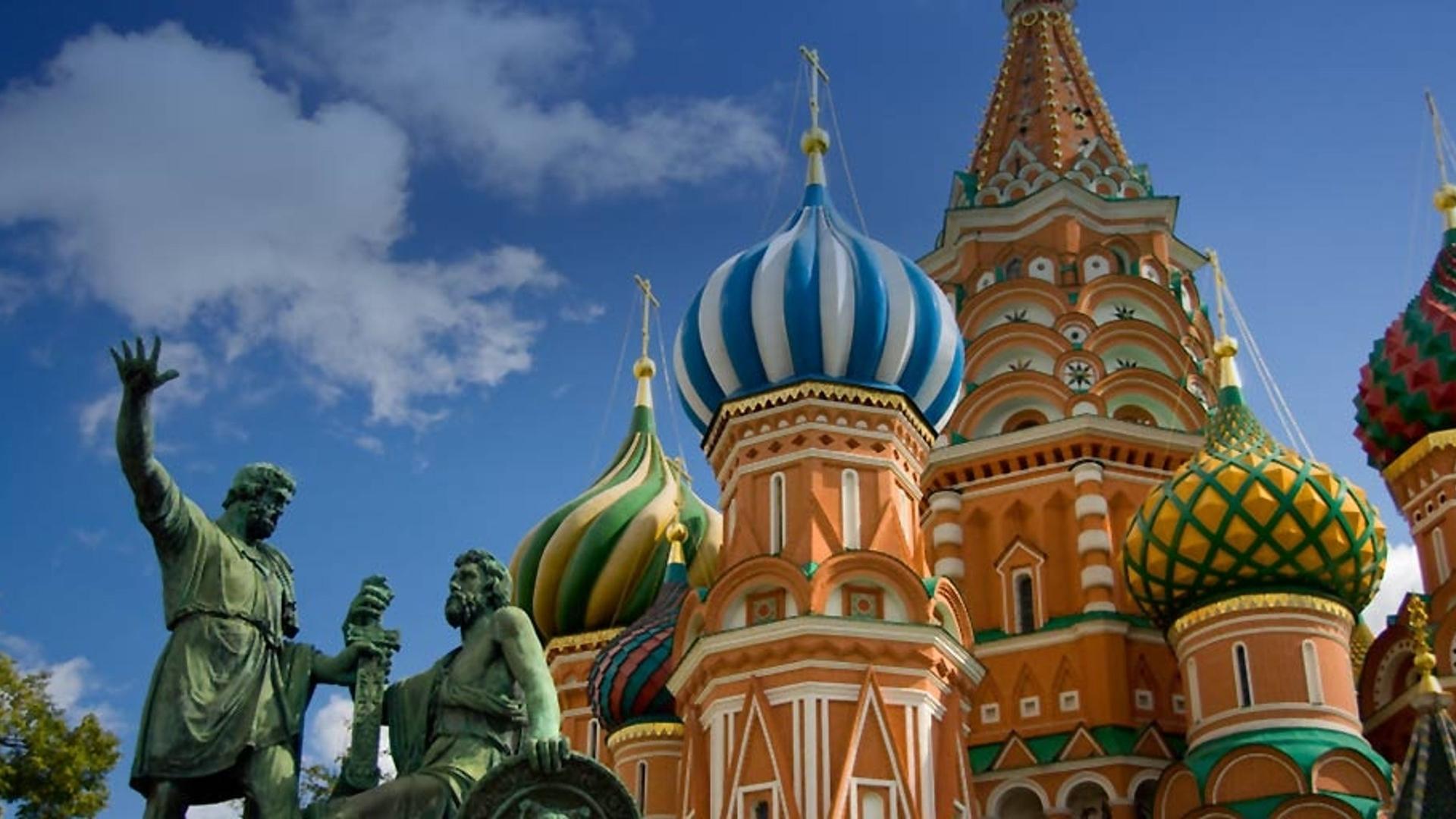 莫斯科红场上著名的大教堂