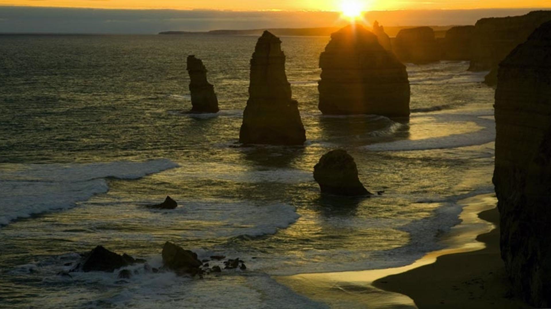 澳大利亚维多利亚州的十二使徒岩