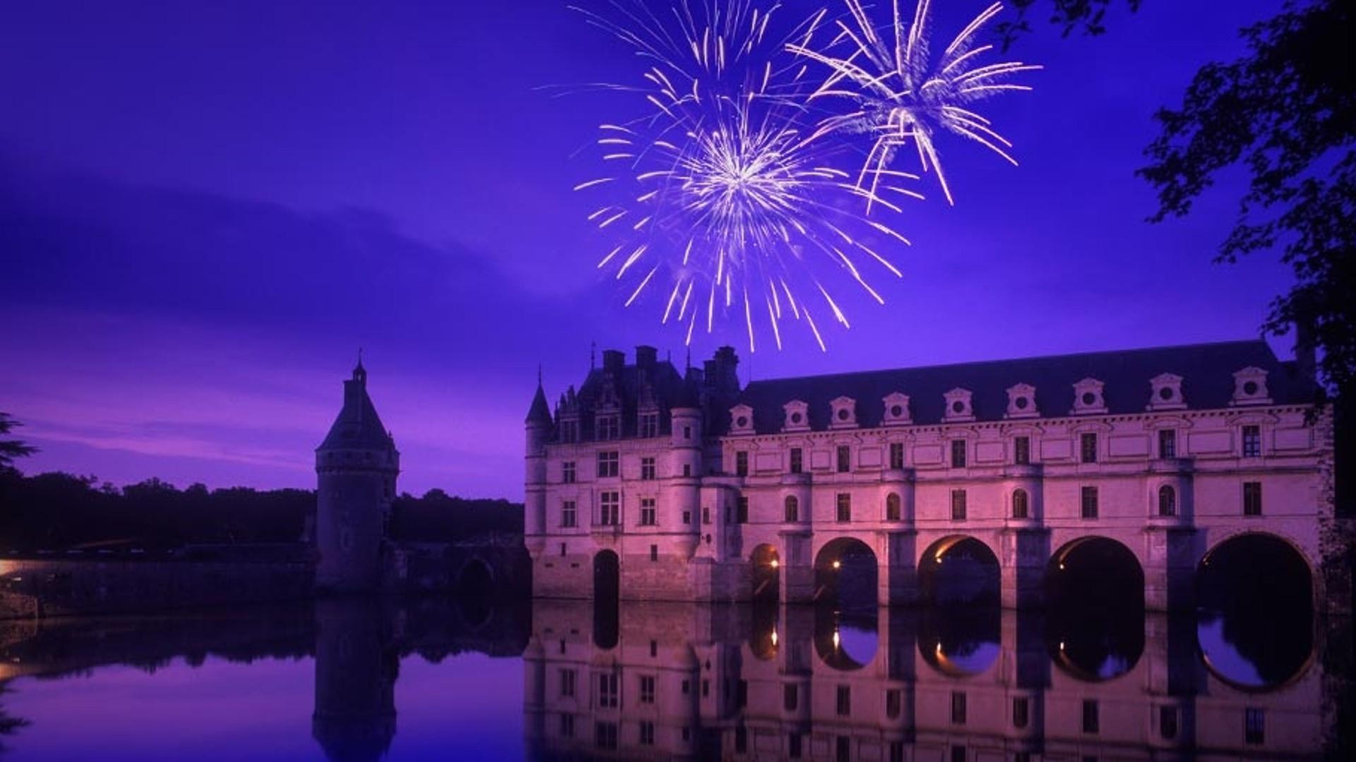 法国谢尔河上的舍农索城堡