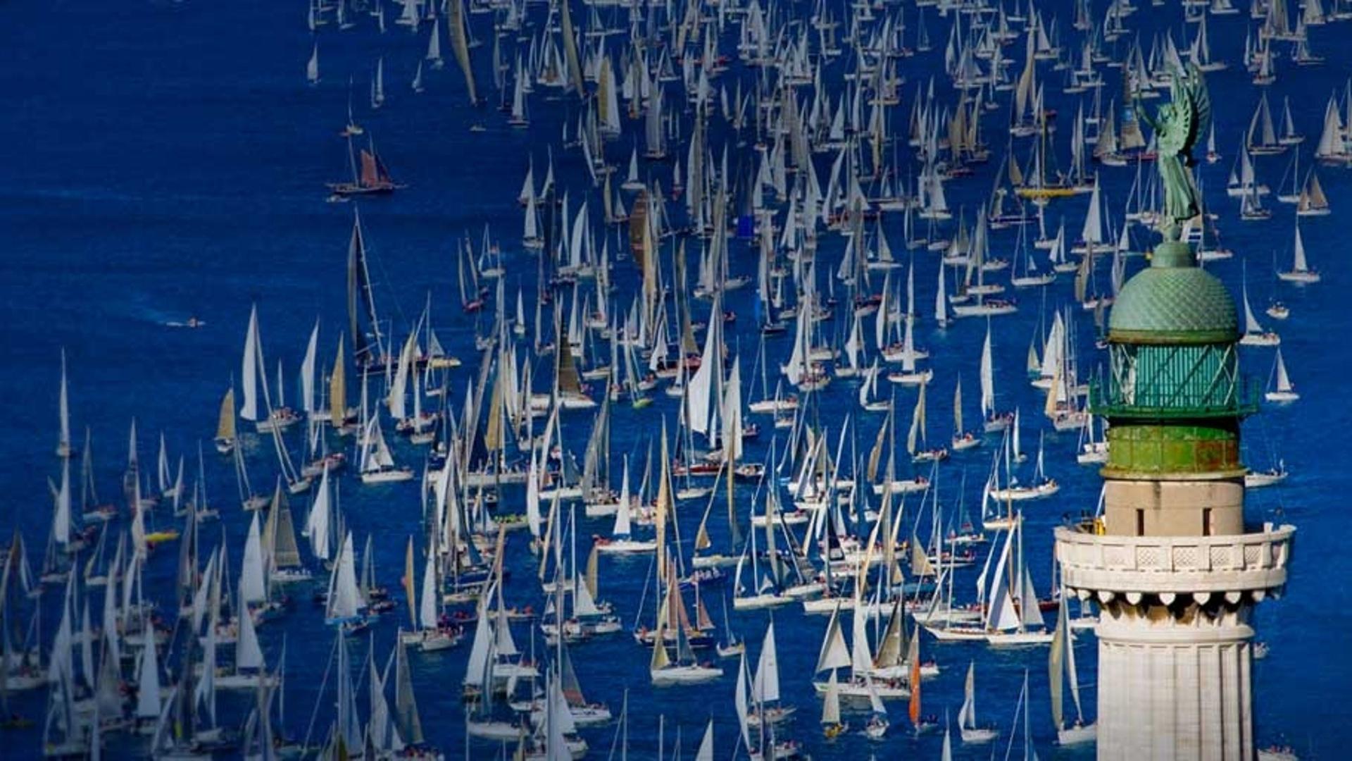 在意大利的里雅斯特举办的帆船赛