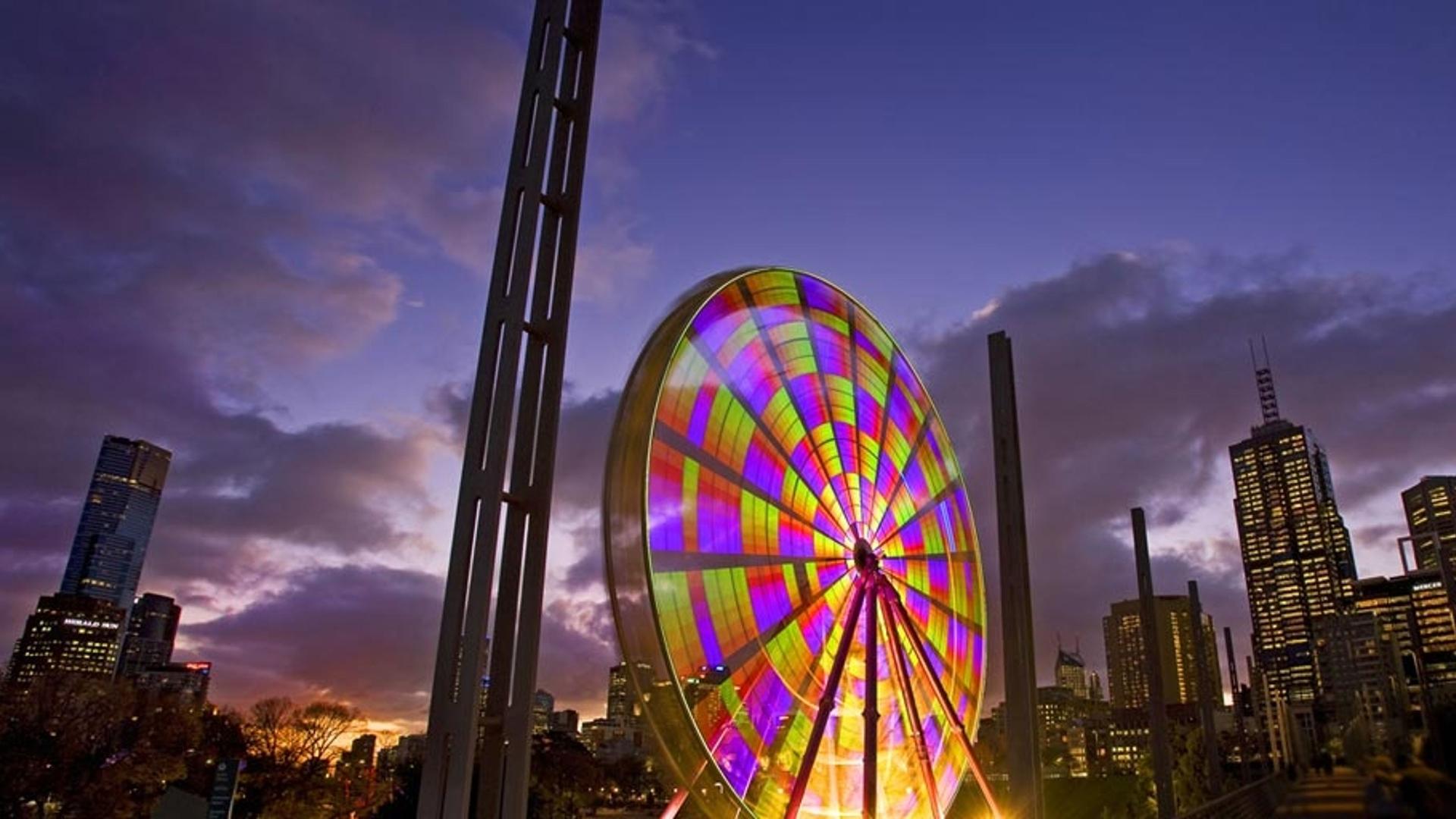 澳大利亚墨尔本的摩天轮