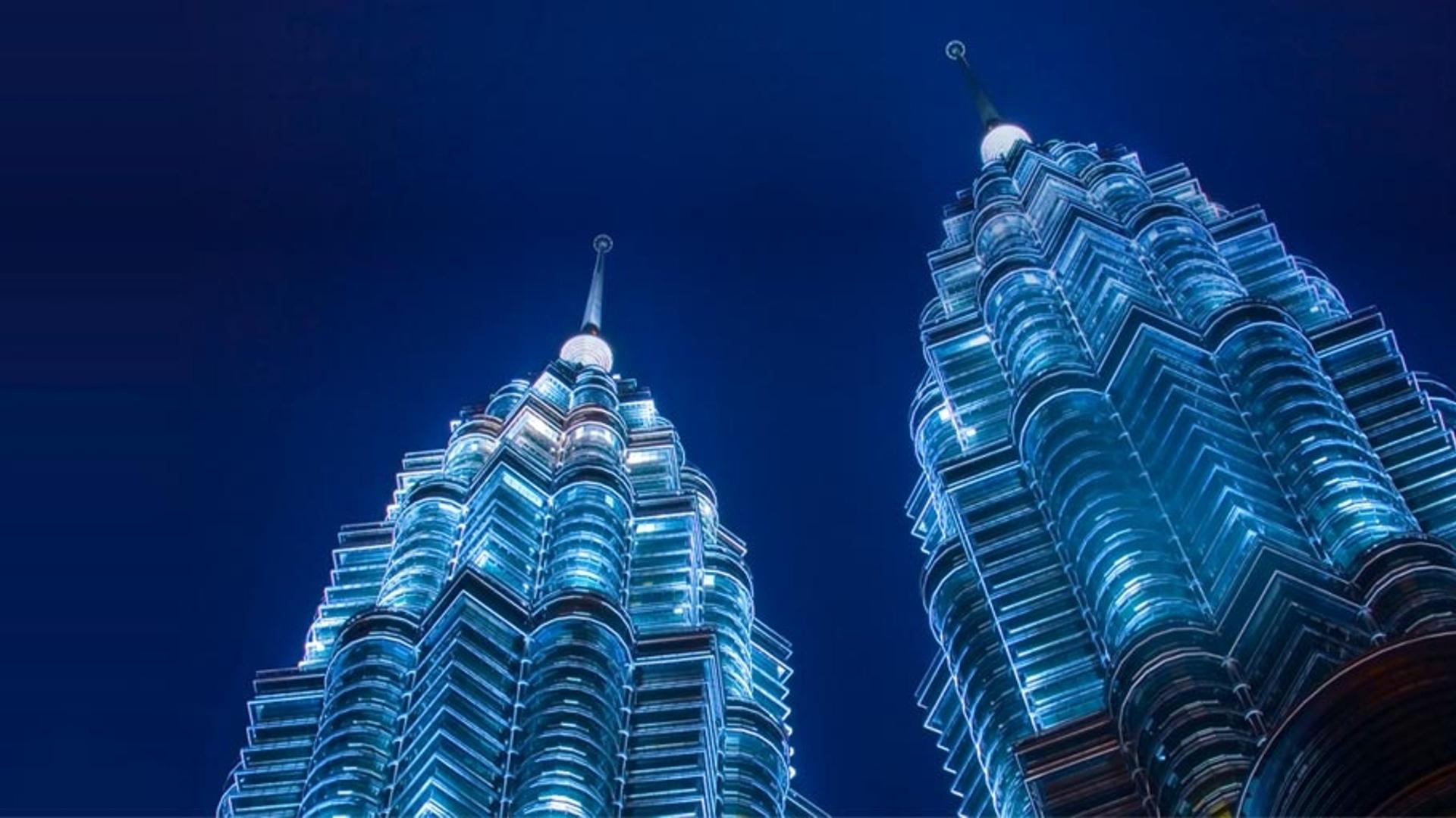 马来西亚吉隆坡的双子塔