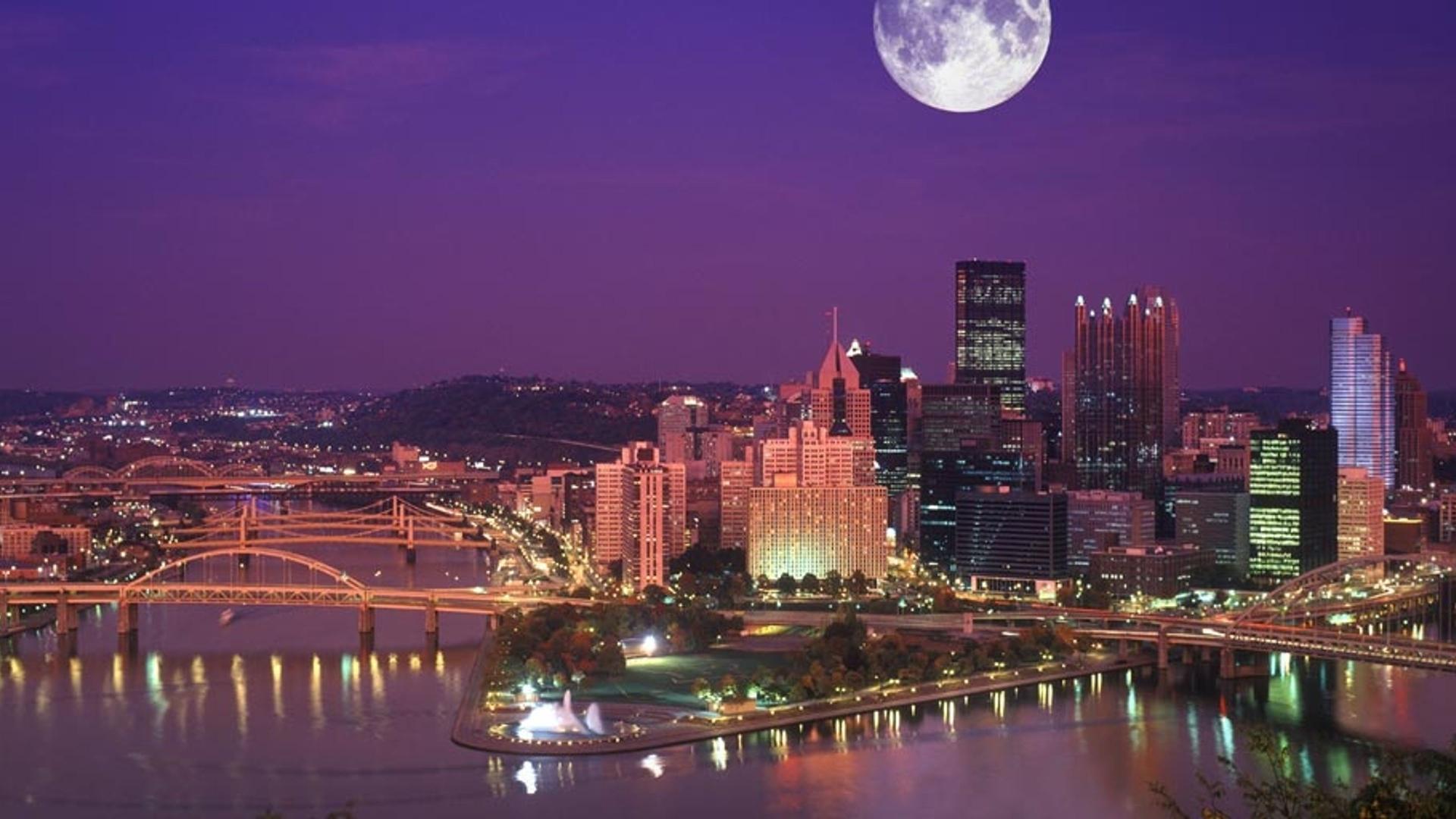 宾州匹兹堡夜景