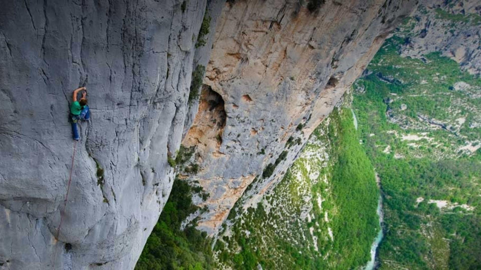 法国韦尔东峡谷攀岩