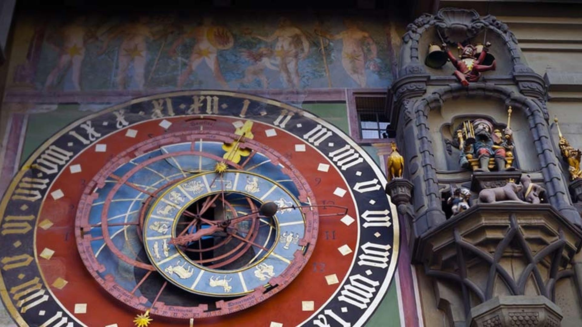 瑞士伯尔尼钟楼塔上的天文钟