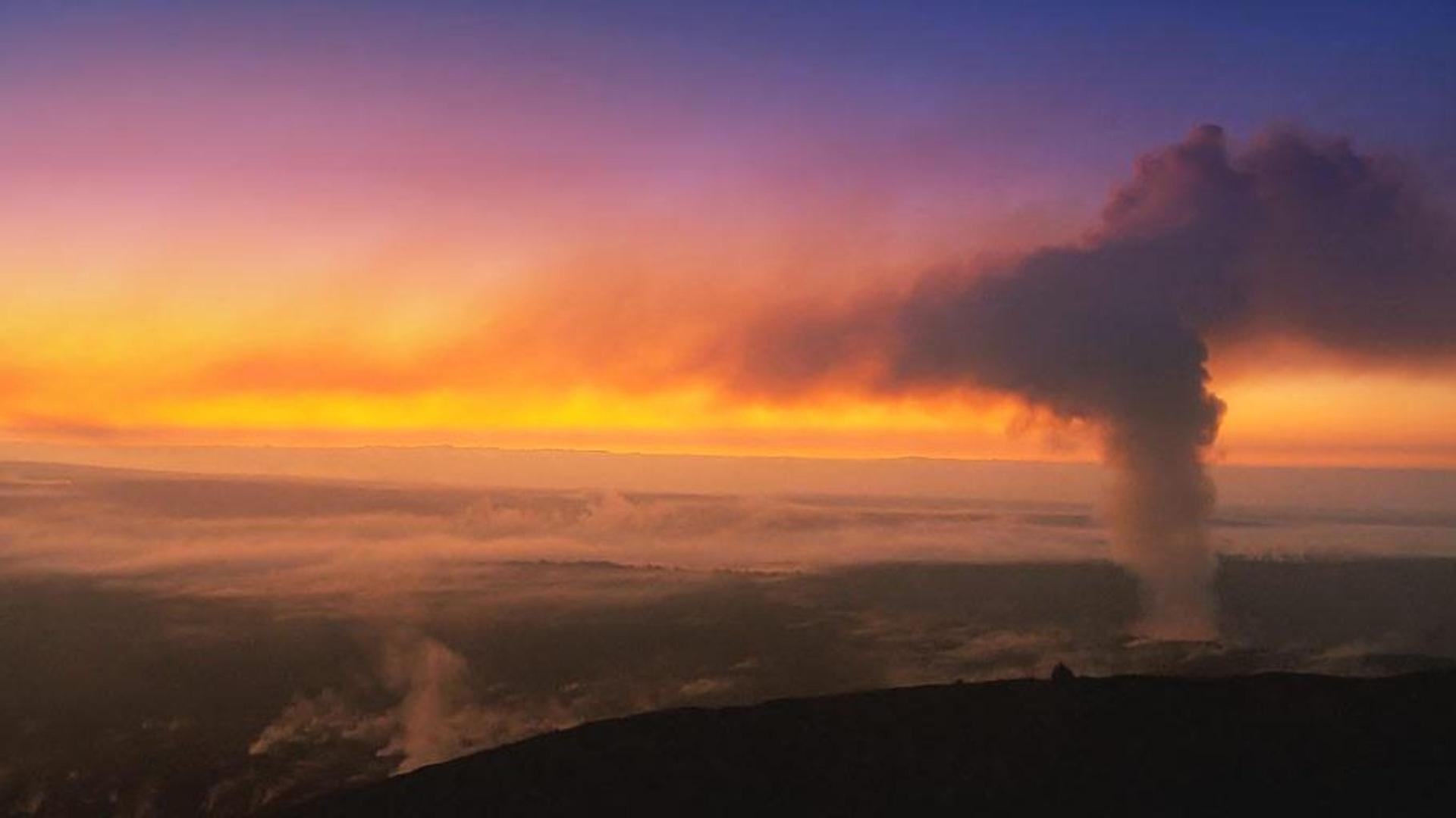 夏威夷大岛的基拉韦厄火山