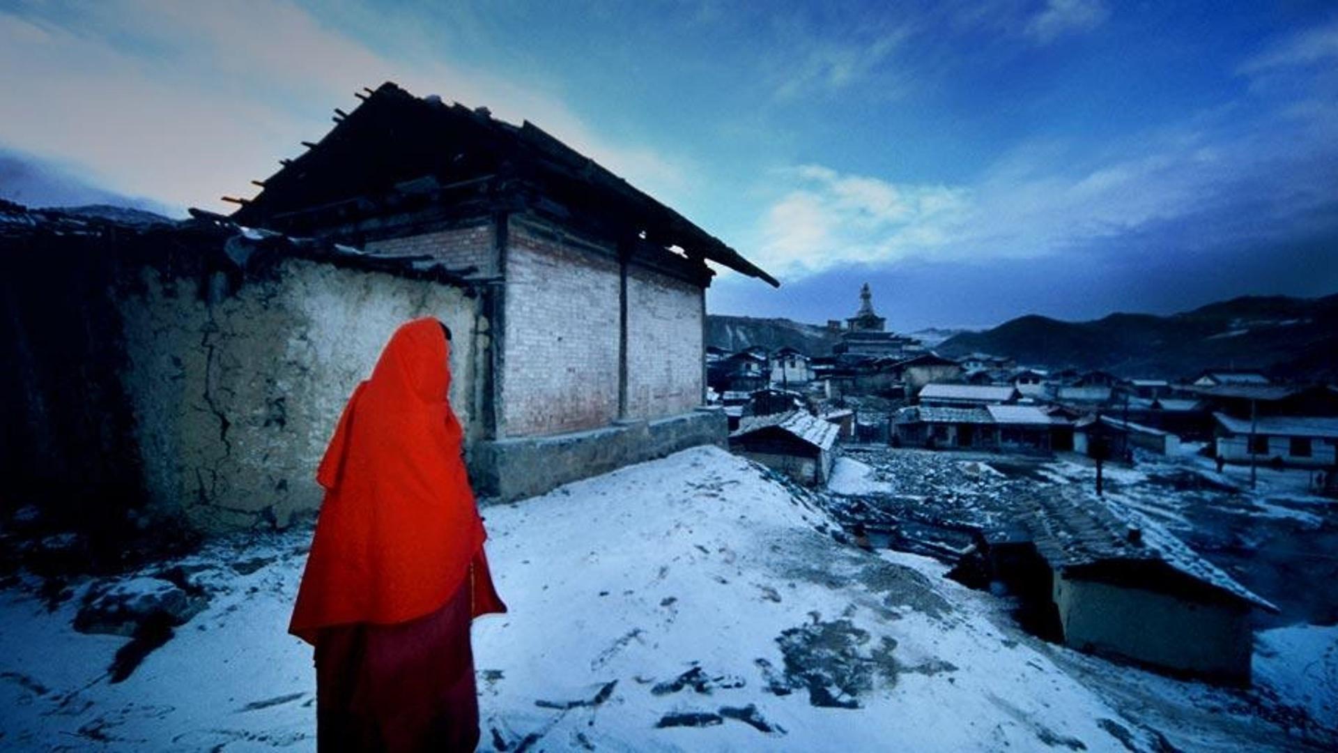 甘肃郎木寺的喇嘛
