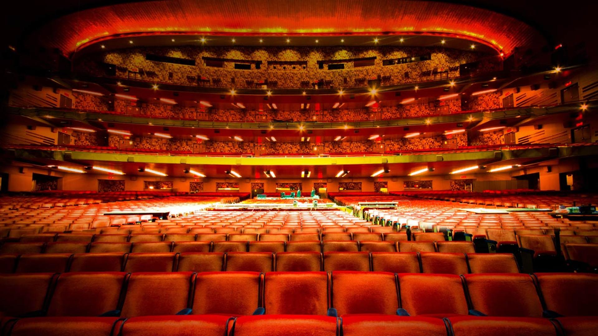 纽约市无线电城音乐厅的内景