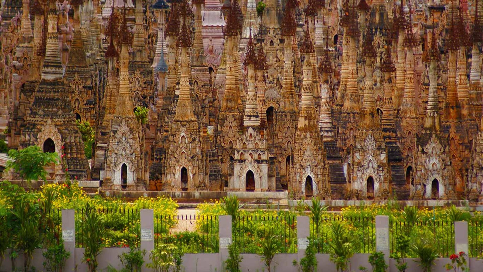 缅甸掸邦，戛古舍利佛塔