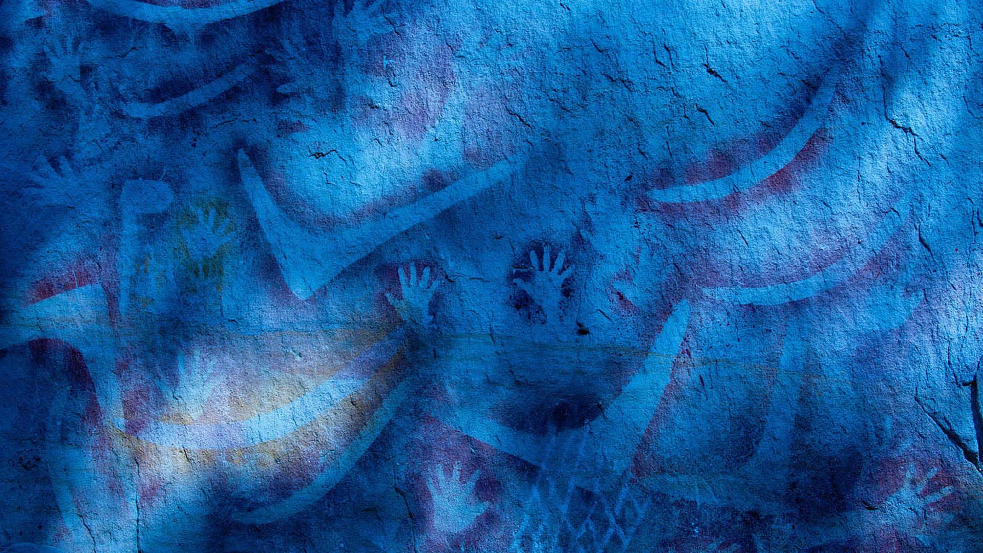 澳大利亚昆士兰州，卡纳芬国家公园，土著岩画