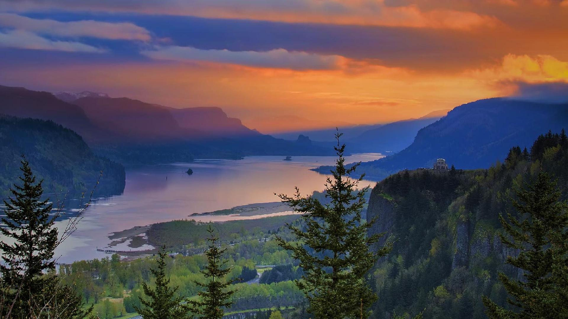 美国，俄勒冈州，哥伦比亚河谷皇冠点