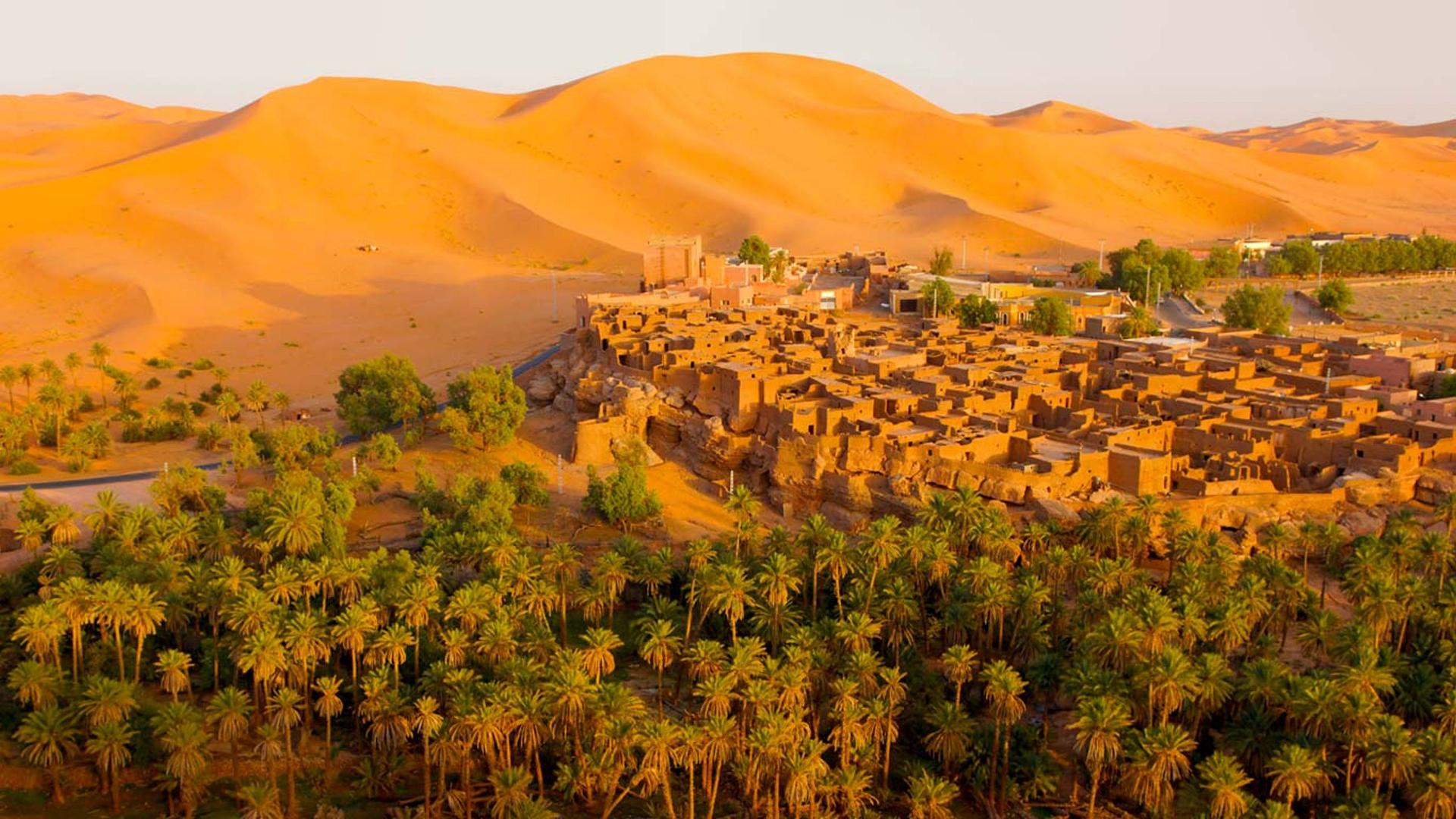 阿尔及利亚，绿洲小镇塔吉特