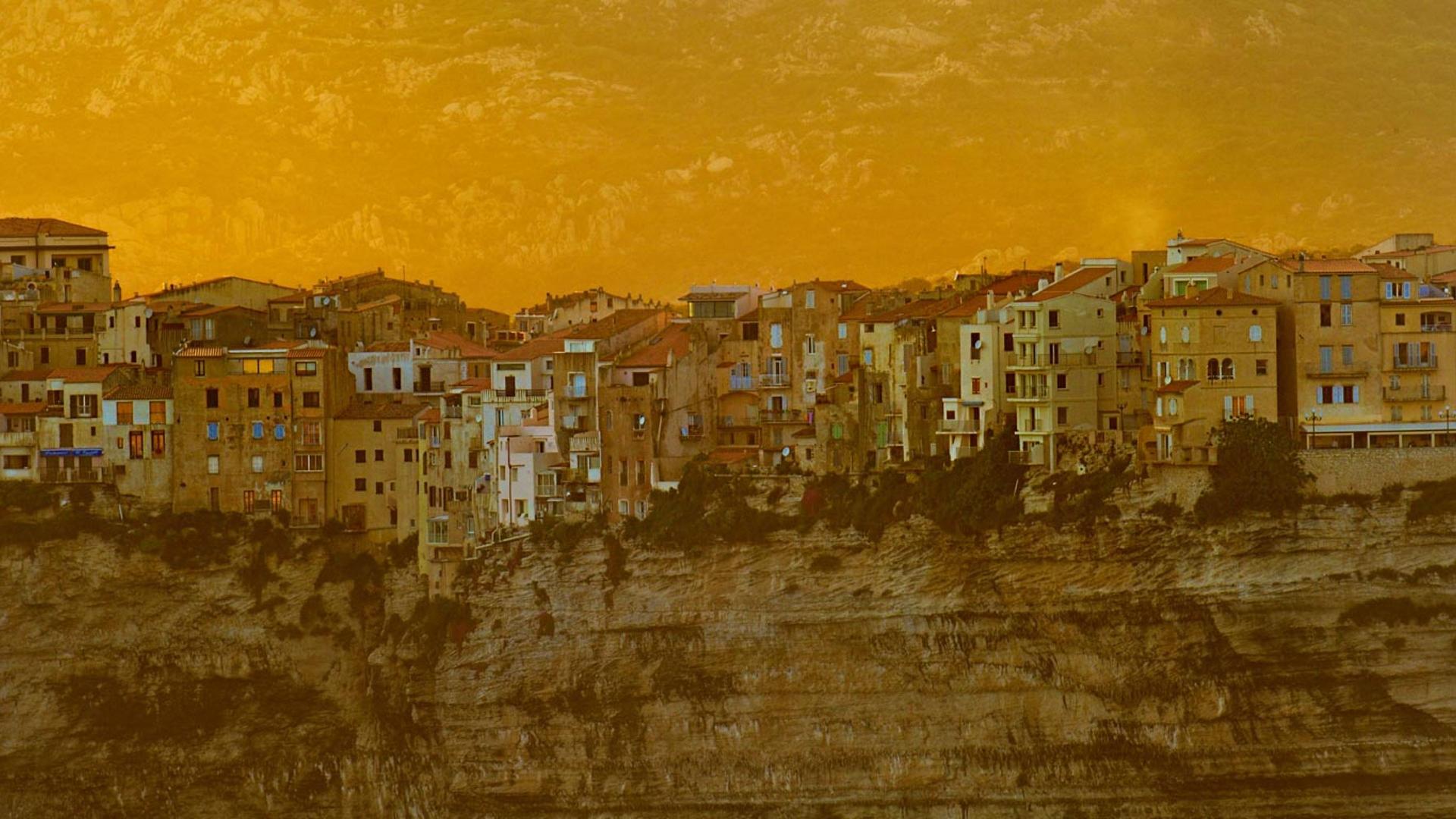 科西嘉岛上的博尼法乔小城，法国