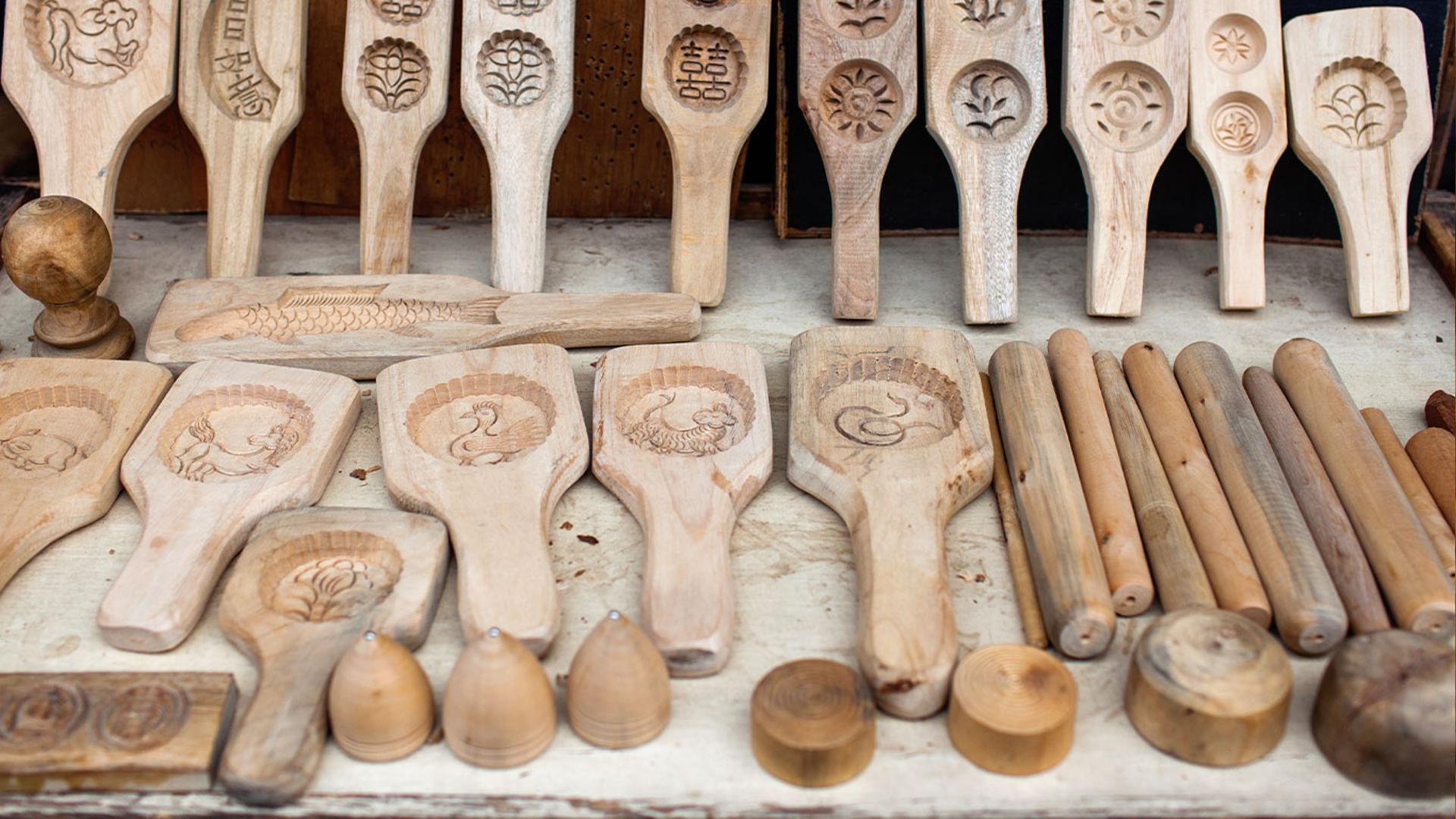 【今日中秋】各式各样的月饼模具，浙江