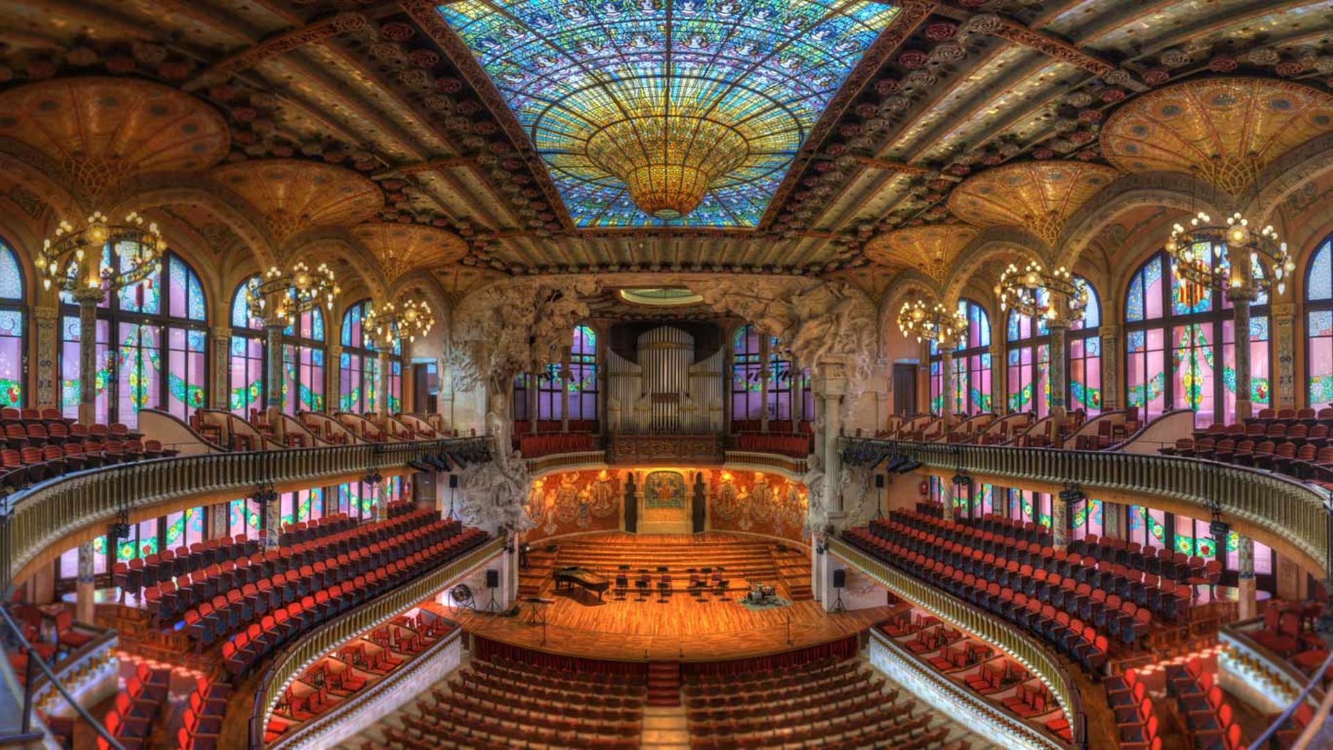 加泰罗尼亚音乐厅，西班牙巴塞罗那