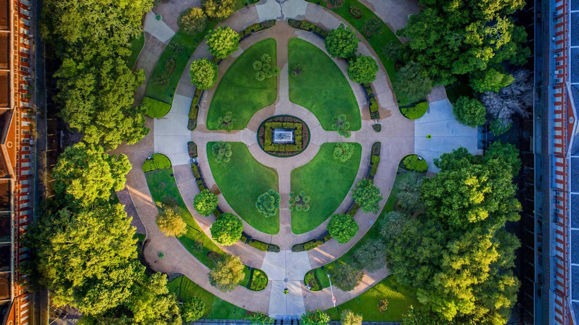 新奥尔良法国区的杰克逊广场，路易斯安那州