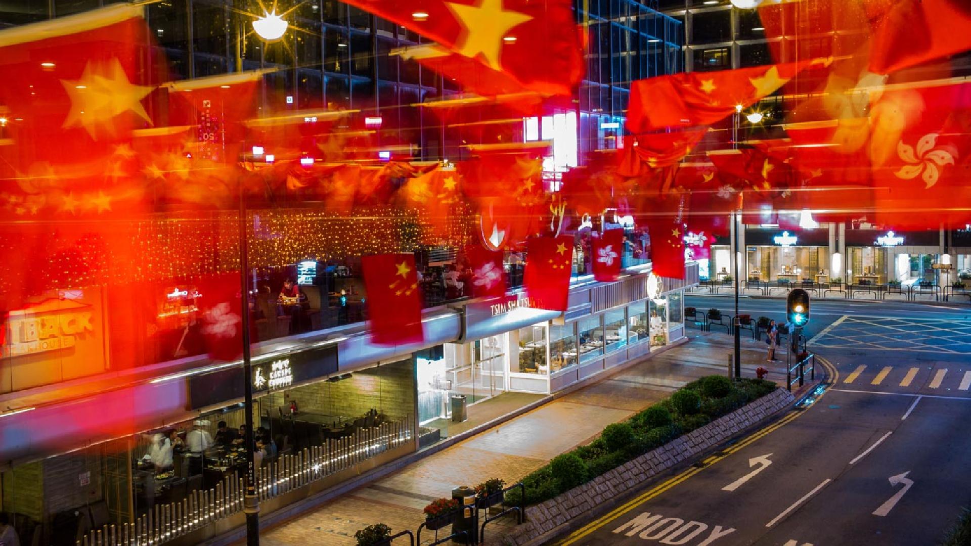 【今日香港回归纪念日/建党节】庆祝香港回归21周年，中国