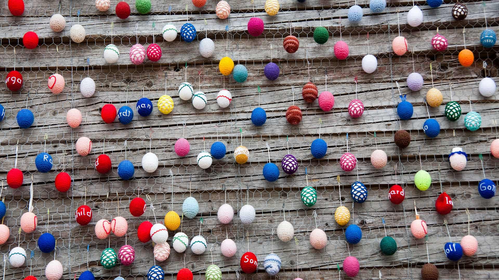 柏林亚历山大广场的复活节装饰