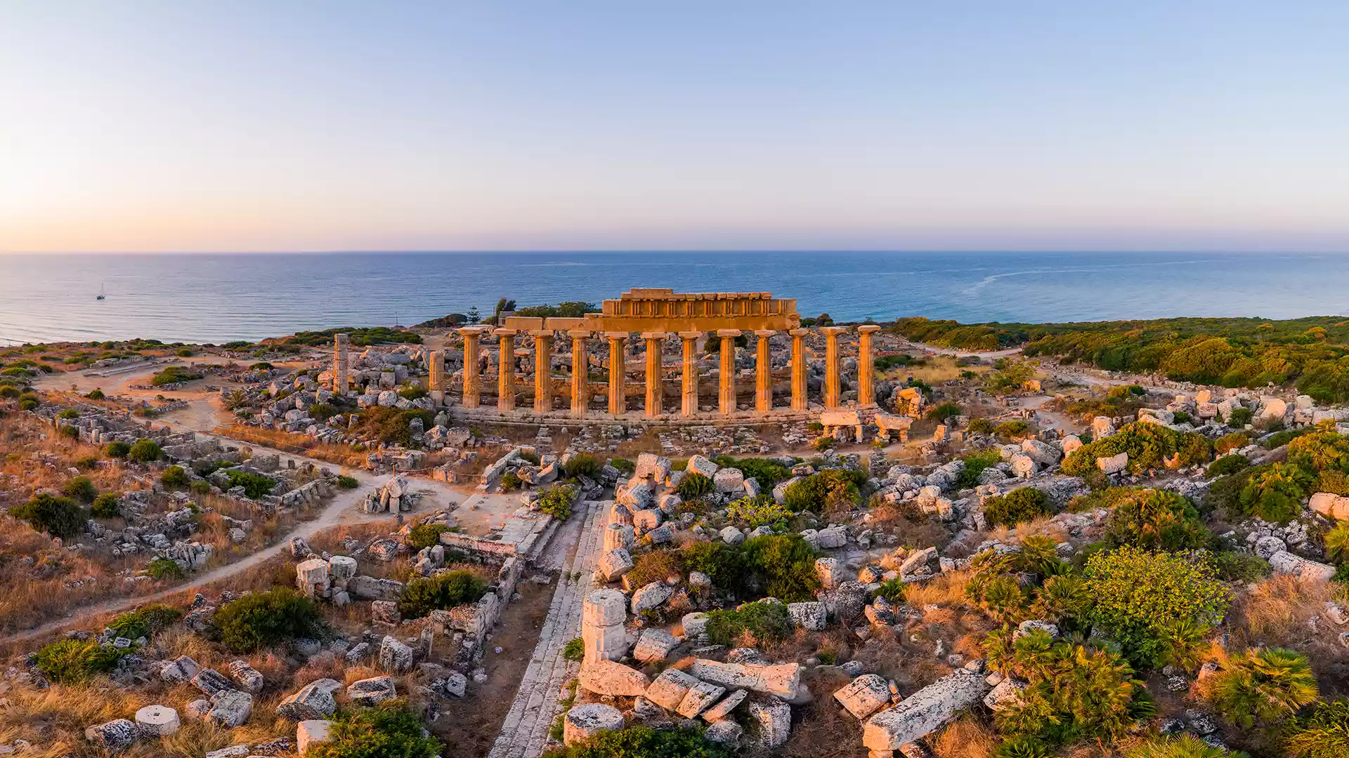 塞利努斯的神庙，西西里岛，意大利