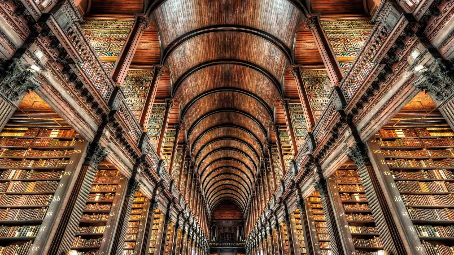 三一学院图书馆，都柏林，爱尔兰