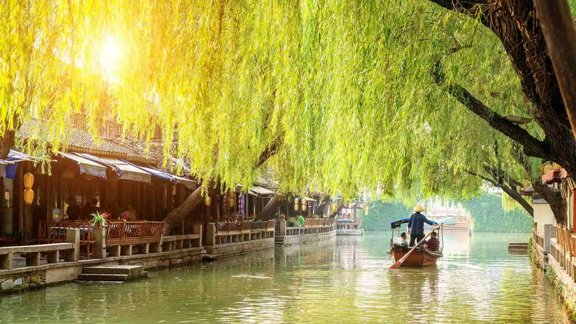 苏州古镇风景，江苏省，中国