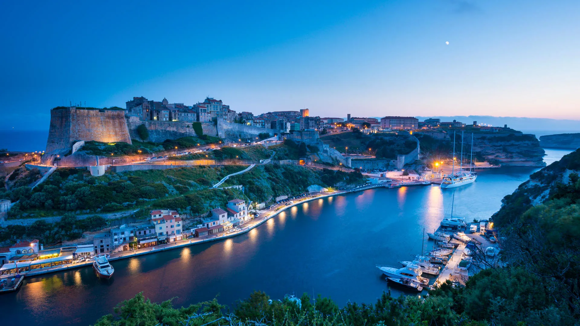 博尼法乔城堡，科西嘉岛南部，法国